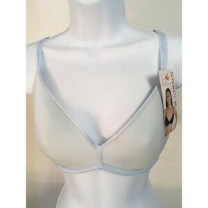 Joyspun Bra Women Size 38C Light Blue Scoop Spacer Underwire Back Close New